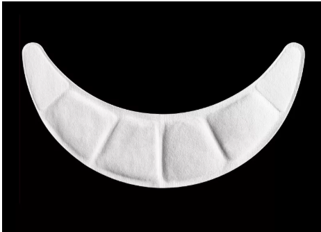 WarmRelief crescent-shaped self-heating neck patch